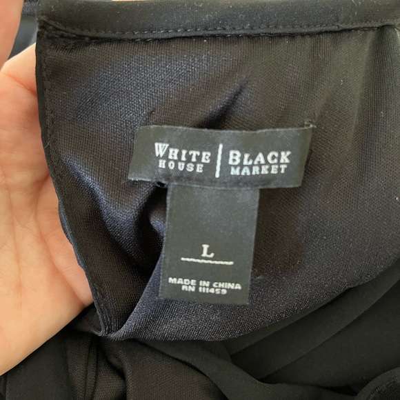 White House Black Market black jumpsuit. Size large. - Picture 3 of 6